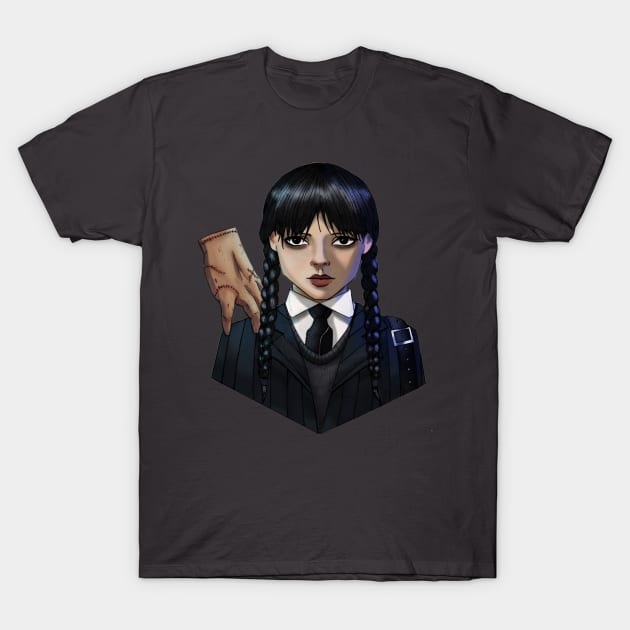 WEDNESDAY T-Shirt by CG Fan Art